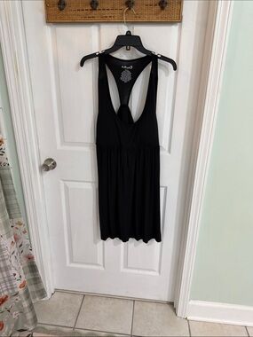 Black Racerback Casual Dress